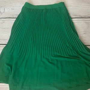 J crew pleated skirt